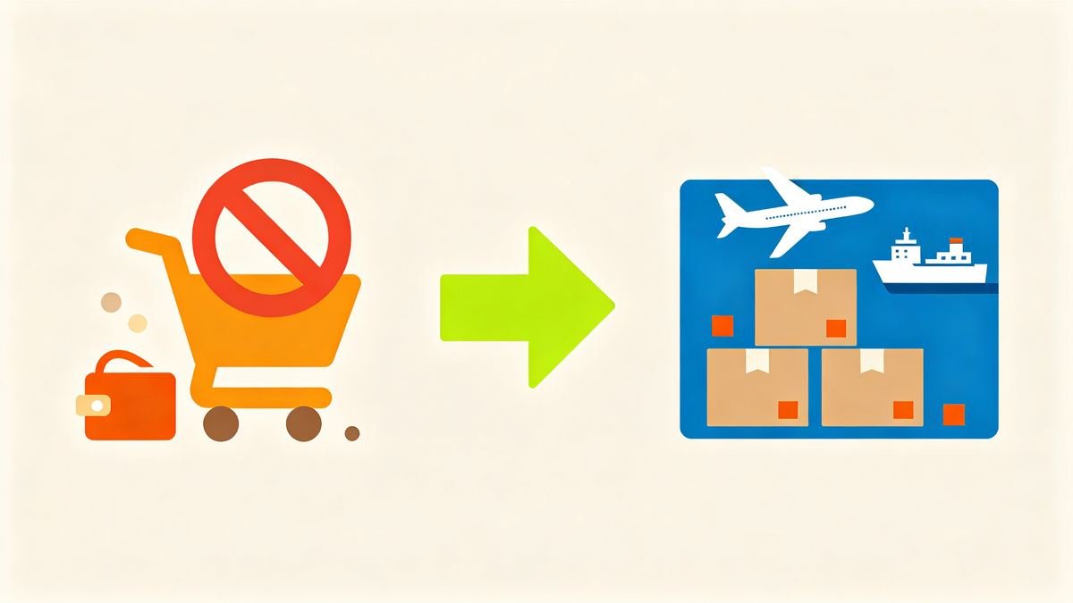 Yahoo!ショッピングで買えない中国の商品を代購で手に入れるイメージ